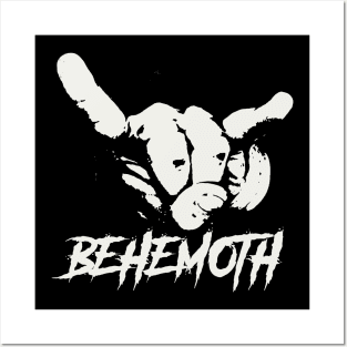 behemoth horn sign Posters and Art